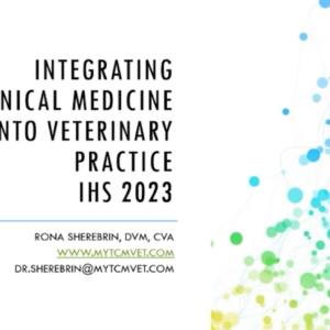 Integration of Herbal Medicine into Veterinary Practice